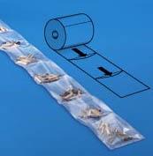 Sachet plastique pr-ouvert en rouleau 50 microns